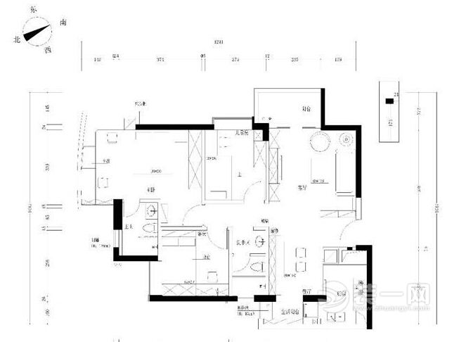 110平米现代美式小宅 济南装修菜鸟边学边装