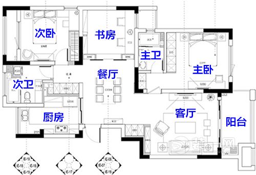 济南装修网北欧风格装修效果图